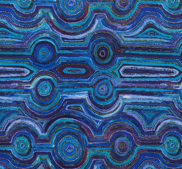 Ricardo Gallagher, Emu Dreaming (Drill), Warlukurlangu Artists
