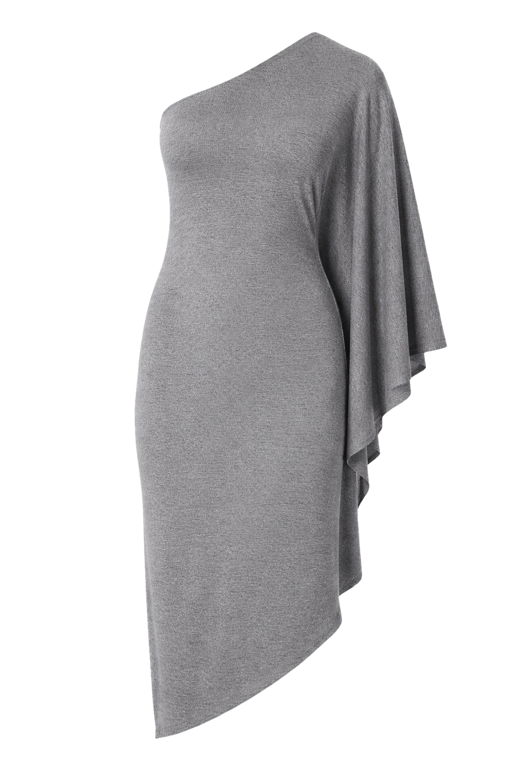 The Grey Drape Dress